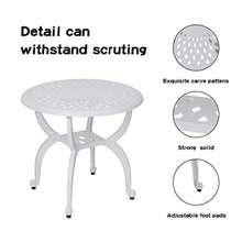 jjytg Mesa iliar Mueble iliar redo blancoMesa de centro exterior - como en la foto - Ver 5