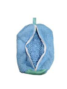 1个洗衣机鞋袋，适用于各种鞋款 - 浅蓝色，白色拉链，柔软的绒面内衬，有效保护衣物，尤其适合运动鞋和休闲鞋。这款洗衣袋也是度假旅行、旅行包和旅行配件的理想之选。毕业季必备。 - 1pcs多色 - 查看 11