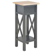 vidaXL Beistelltisch Schwarz 27 X 27 X 65,5 Cm Holz - nero - Visualizzare 5