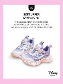 Disney 1 đôi giày thể thao trẻ em hợp tác cùng , thích hợp cho mặc hàng ngày, lễ hội, thể thao, hoạt động ngoài trời, thoải mái, chống trơn trượt, thoáng khí (Giày thể thao bé trai, giày trượt ván bé trai, giày thể thao trẻ em, giày thể thao bé gái, giày trượt ván bé gái) - Màu tím - Xem 4