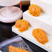 1pc-Mini Fried Food Dumplings Pinch Pendant-Eating And Playing Bread Diy Pendant-Hamburger-Triangle Pizza-Squishy Toy-Fidget Toy-Stitch Toys-Travel Toys-Toys-Games-Halloween-Toys For Adults Women - Multicolor - View 10