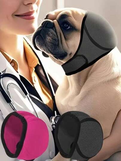 1 Stück einstellbare Hunde-Ohrenschützer mit Geräuschunterdrückung, wasserdichter Ohrschutz für Haustiere geeignet für kleine und große Hunde, Sommerschwimmen