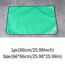 1片可折叠绿色植物换盆垫，适用于室内盆栽植物和多肉植物养护，防水加厚PE材质，易于清洁，大号可折叠植物盆垫，园艺工具 - 綠色 - 查看 12