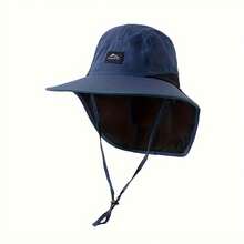 Men Women Camping Hiking Fishing, Sun Protection Outdoor Breathable Fisherman Hat Hiking And Camping Essential For Mountaineering - Leo núi màu xanh - Xem 2