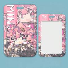 Miao Chao, Chun Yin Lin, Fu Luo Luo, Jin Xi Campus Card, Meal Card, Student ID, Metro Card, Work ID Card Holder, Gift, Holiday Gift, Birthday Gift, Perfect Gift - Multicolor - View 3