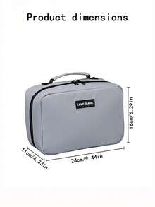 Large Capacity Multi-Functional Wet & Dry Separation Travel Toiletry Bag, Portable Organizer Tote Cosmetic Bag - Multicolor - View 10