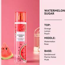 Wish 20 Varieties Of Women's Body Mist Perfume Spray, 8 Fl.Oz Long-Lasting Floral Fruity Spray With Non-Greasy Alcohol-Based Formula. Suitable For Hair & Body, Ideal For Parties, Dates & Gifting. Lightweight And Smooth Application.Valentine's Day Gift - Watermelon Sugar+Pineapple Dream+ Valencia Orange - 查看 2