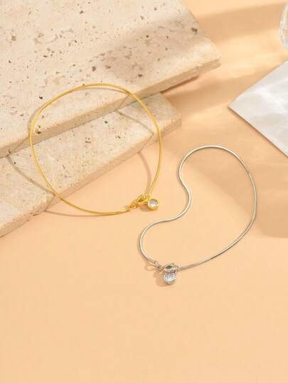 女士泡泡蛇骨手链，简约、甜美、可爱、精致、小众、高端、百搭、少女风