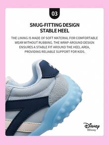 Disney 1 Pair  Collaboration Children's Sneakers, Suitable For Daily Wear, Festivals, Sports, Outdoor Activities, Comfortable, Non-Slip, Breathable (Boys' Sneakers, Boys' Skate Shoes, Children's Sneakers, Girls' Sneakers, Girls' Skate Shoes) - Blue - View 5
