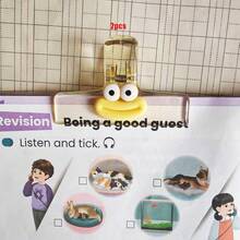 1pc/2pcs Transparent Bookmark Clips - Bookmark Clips, Loose-Leaf Clips, Reading Accessories Clips, Magnetic Clips, Refrigerator Clips, Food Clips, A4 Loose-Leaf Clips, Office And Home Kitchen Food Clips, Convenient For Fixing Documents - Multicolor - View 28