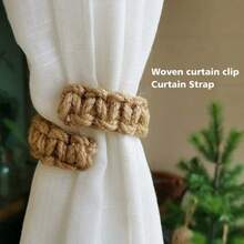 Curtain Clip Holders Buckles Home Curtain Buckle - Linen - View 3