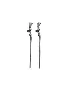 2 Piezas Palillos De Pelo De Metal Geométrico Pasador De Palitos De Pelo Japonés Chino De De Palo De De Metal Cabello Antiguo Aleación De Zinc Perder Irregular,41153946 - Rojo - Ver 1