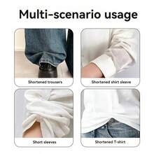 Invisible Seamless Pant Leg Clips - Adjustable Non-Slip Clips For Jeans, Wide-Leg Pants, Fabric Hemming - Plastic Clips With Strong Grip - Multicolor - View 8