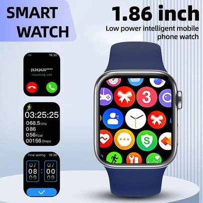 La nouvelle montre connectée 2026 dispose d'un écran tactile Full HD de 1,86 pouces et est conçue spécifiquement pour les hommes et les femmes. Elle dispose de fonctions telles qu'un podomètre, un compteur de calories, plusieurs modes sportifs et des rappels de messages et d'appels. C'est une montre connectée multifonctionnelle et un choix de cadeau de festival idéal.