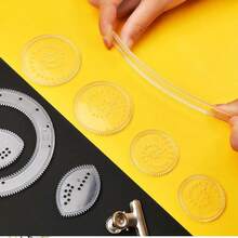27Pcs Tin Draw Drawing Art Original Spirograph Design Set Craft Create Gift - Sets - View 9