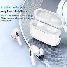 A3 Wireless Earbuds, Compatible With Android/IOS, With Controls And Charging Case, ANC Wireless Earbuds, TWS Wake-Up Earbuds, Wireless In-Ear Smart Earbuds With Microphone And Charging Case. - 白色 - 查看 2