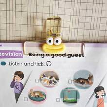 1pc/2pcs Transparent Bookmark Clips - Bookmark Clips, Loose-Leaf Clips, Reading Accessories Clips, Magnetic Clips, Refrigerator Clips, Food Clips, A4 Loose-Leaf Clips, Office And Home Kitchen Food Clips, Convenient For Fixing Documents - Multicolor - View 27