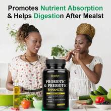 Bcuelov Probiotic Dietary Supplement Capsules - Helps Maintain Gut Health And The Immune System - 120 Capsules - 1 chai - Xem 5
