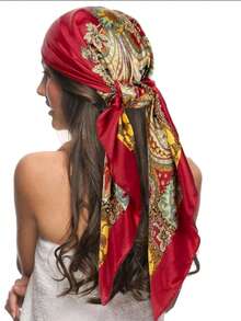 3pcs Carnival Party Costume Set - New Satin Satin PirateHeadband, Belt, Felt Skull Mask & Eye Patch, Funny CosplayMedieval Renaissance Pirate Outfit With Pirate Mask,Suitable For Valentine's Day Masquerade, Christmas Part - Multicolor - View 4