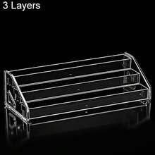 梯形透明桌面展示架 亚克力指甲油展示架 多层塑料徽章收纳架 - 彩色 - 查看 10