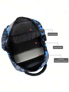 17 Inch Men's PU Leather Laptop Bag, Men's Briefcase, Men's Waterproof Messenger Bag, Men's Shoulder Laptop Bag , Valentines Gifts - Black - View 4