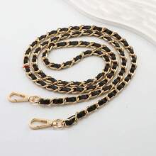 1条120厘米长PU皮肩带，适用于斜挎包、单肩包，可用作手提包替换配件，宽8毫米，可用作包链、手机挂绳 - 黑色 - 查看 17