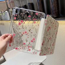 Compatible With Huawei MatePad SE 11 "Tablet Protective Case, MatePad Case, Compatible With MatePad 11.5 "Tablet Case, Magnetic Closure, Three Fold Tablet Protective Cover, Intelligent Sleep Wake-Up, High Transparency Acrylic Back Panel With Pen Slot, Compatible With Redmi Pad 2 11" Tablet, Compatible With Redmi Pad SE 11 Inch Tablet Protective Case - Clear - View 6