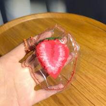 新款逼真水果毛绒挤压玩具 - 苹果、哈密瓜、榴莲，缓解压力，舒缓情绪，生日礼物、节日礼物，完美礼物 - 彩色 - 查看 13