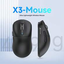 ATTACK SHARK X3 Wireless Gaming Mouse, 49g Ergonomic Computer Mouse, 3 Modes PAW3395 26K DPI Optical Sensor, 200-Hour Battery Life, Programmable Buttons, Suitable For PC/Laptop Gaming, Christmas Gift, Christmas Edition, Year-End Special (White/Black/Red/Purple) - Multicolor - View 14