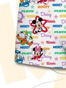 Disney 男士3D印花平角内裤，日常休闲必备内衣，时尚设计 - 彩色 - 查看 4