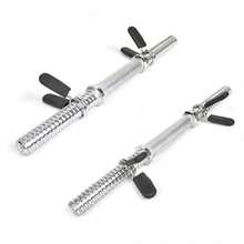 1 Pair/3 Pairs Stainless Steel Barbell Clips, For Weightlifting, Squats And Other Intense Barbell Movements, Suitable For High-Intensity Training Smooth Protruding Handle Grips - Black - View 9