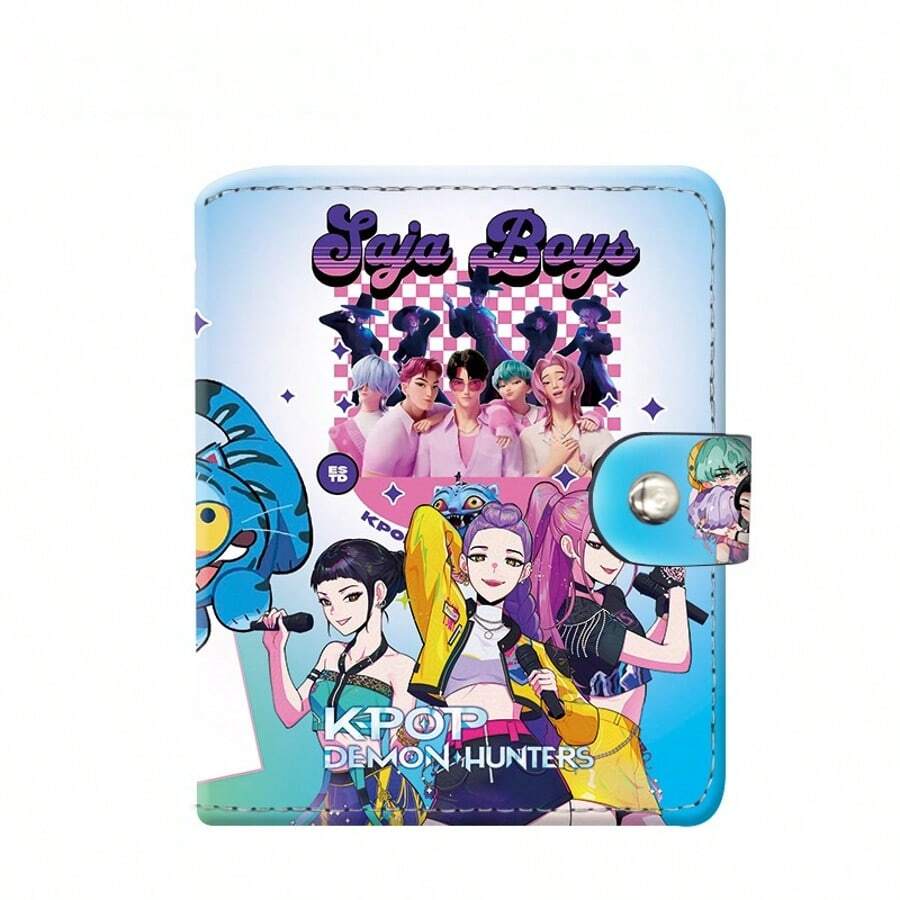 1pc KPOP Witch Hunting Girl Group In-Stock Cute Wallet/Card Holder, Suitable As Birthday, New Year, Seasonal Festival Party Small Gift, Holiday Gift For Best Friends - Multicolor - View 1