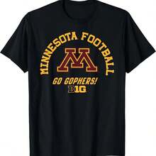 Sponsored Ad - Minnesota Golden Gophers Big 10 Football Officially Licensed T-Shirt - màu đen - Xem 1