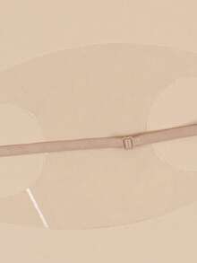 女士新奇透视镂空文胸，性感透视无钢圈抹胸舒适内衣 - 白色 - 查看 6