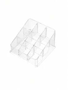Lipstick Storage Box Dustproof Desktop Cosmetic Transparent Acrylic Shelf - Multicolor - View 11