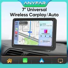 2026 New Wireless CarPlay And Android Auto 2-In-1 CarPlay Without Card 7 Inch Car Radio Multimedia Video Player Wireless CarPlay And Wireless Android Auto Portable Universal Car Display With Camera - A - View 1