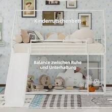 Kids Bed Frames, Headboards & Footboards - White + Iron + Bedroom - View 11