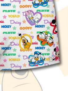 Disney 男士3D印花平角内裤，日常休闲必备内衣，时尚设计 - 彩色 - 查看 5