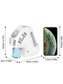 Kids Lightweight Handheld Automatic Bubble Machine, Large Capacity, One-Button Electric Bubble Blower With Lighting, Bubble Toy Gift For Boys And Girls (Batteries And Bubble Solution Not Included) - Multicolor - View 11