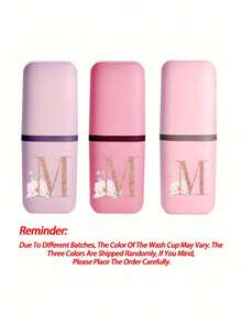 1 hộp đựng bàn chải đánh răng di động màu vàng hồng chữ cái A-Z, giữ cho bàn chải đánh răng luôn sạch sẽ để sử dụng mọi lúc mọi nơi! Giá đựng bàn chải đánh răng du lịch, hộp đựng bàn chải đánh răng di động, thích hợp cho du lịch, cắm trại, công tác và đi học, hộp đựng bàn chải đánh răng đa chức năng, cốc rửa tay du lịch, bộ đựng bàn chải đánh răng và đồ dùng vệ sinh cá nhân, hộp đựng đồ dùng vệ sinh cá nhân tối giản, đồ dùng thiết yếu khi đi du lịch, phụ kiện phòng tắm, đồ dùng gia đình và đồ dùng lưu trữ (Màu hồng) - Nhiều màu - Xem 8