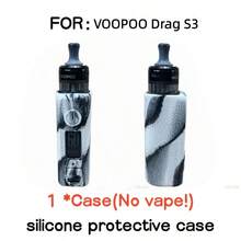 Voopoo Drag S3 硅胶保护壳，防刮防指纹磨砂防滑，轻薄防震，适用于 Drag S3，告别刮痕 - 多色 - 查看 3