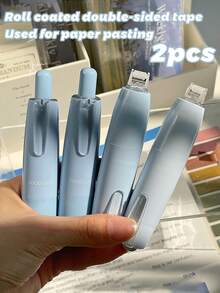 4卷装永久性双面涂层胶带,适用于剪贴簿、工艺品、艺术创作、照片粘贴,光滑洁净,返校必备 - 彩色 - 查看 15