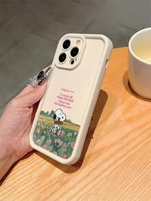 SNOOPY A Cartoon Anime  Sky Eye Staircase Phone Case, Made Of Tpu Material, Can Be Given As A Holiday Gift. It Is Suitable For Apple Phones, And The New Model Is Suitable For Protecting IPhone13/14/15/16/17Pro Max/Galaxy Models - Multicolor - View 4
