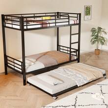 Bed Frames - Black + Metal + 90cm*200cm - View 10