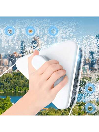 (3-10mm) Double-Sided Magnetic Window Cleaner, Household High-Rise Magnetic Window Cleaner, Glass Cleaning Tool