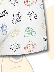 Disney 时尚迪士尼3D米奇印花男士平角内裤，日常休闲必备内衣 - 彩色 - 查看 5