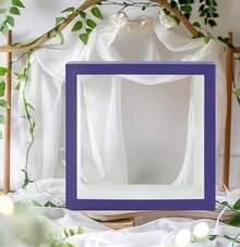 Elegant Purple Card Box For Celebrations - Perfect For Weddings, Showers, Birthdays & Graduations - Purple Card Box - View 5