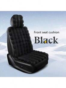 1pc Winter Car Seat Cushion, Warm Thick Plush Seat Cover For Single Seat - Multicolor - View 11