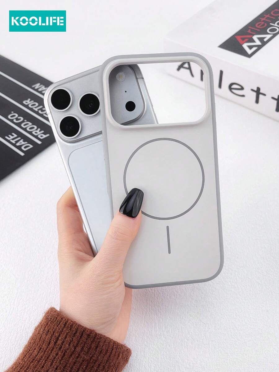 Koolife TPU 磁吸拼接彩色磁吸手机壳，1 件装，采用亲肤 TPU+PC 材质，2.0mm 厚度，超薄环扣磁吸设计，独立按键，支持 MagSafe 无线充电，防摔保护，兼容 17/17 Pro/17 Pro Max，春季礼物