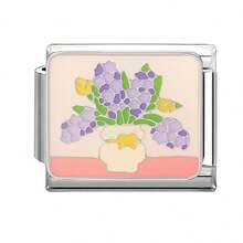 1 chiếc vòng tay ghép nối dạng mô-đun với họa tiết giọt dầu, gồm các hình trái tim, động vật, xe hơi, hoa, phù hợp với phong cách thành thị thường ngày, Giáng sinh & Halloween, tông màu mùa thu, địa phương, thiết thực & thời trang, phong cách Giáng sinh, thiết kế quyến rũ, trang sức thép không gỉ, trang trí Giáng sinh, phong cách công sở mùa thu, gợi ý trang phục dự tiệc, quà tặng Giáng sinh, trang trí nhà cửa Giáng sinh, phong cách đen thanh lịch, mùa hè cổ điển, trang phục duyên dáng. - M293887 - Xem 11